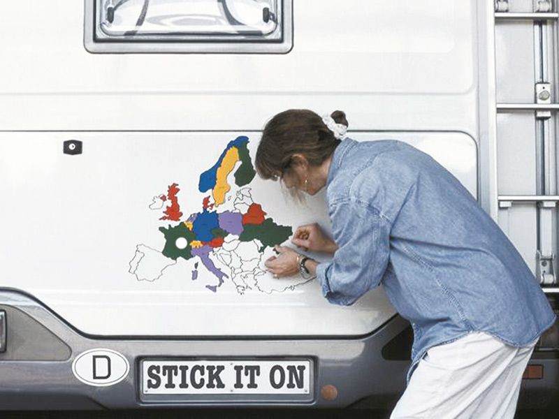 Europa Aufkleberset
