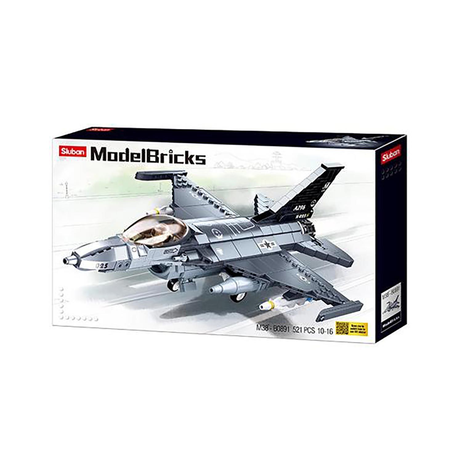 Kampfjet Falcon Fighter - Bausteine Set M38-B0891