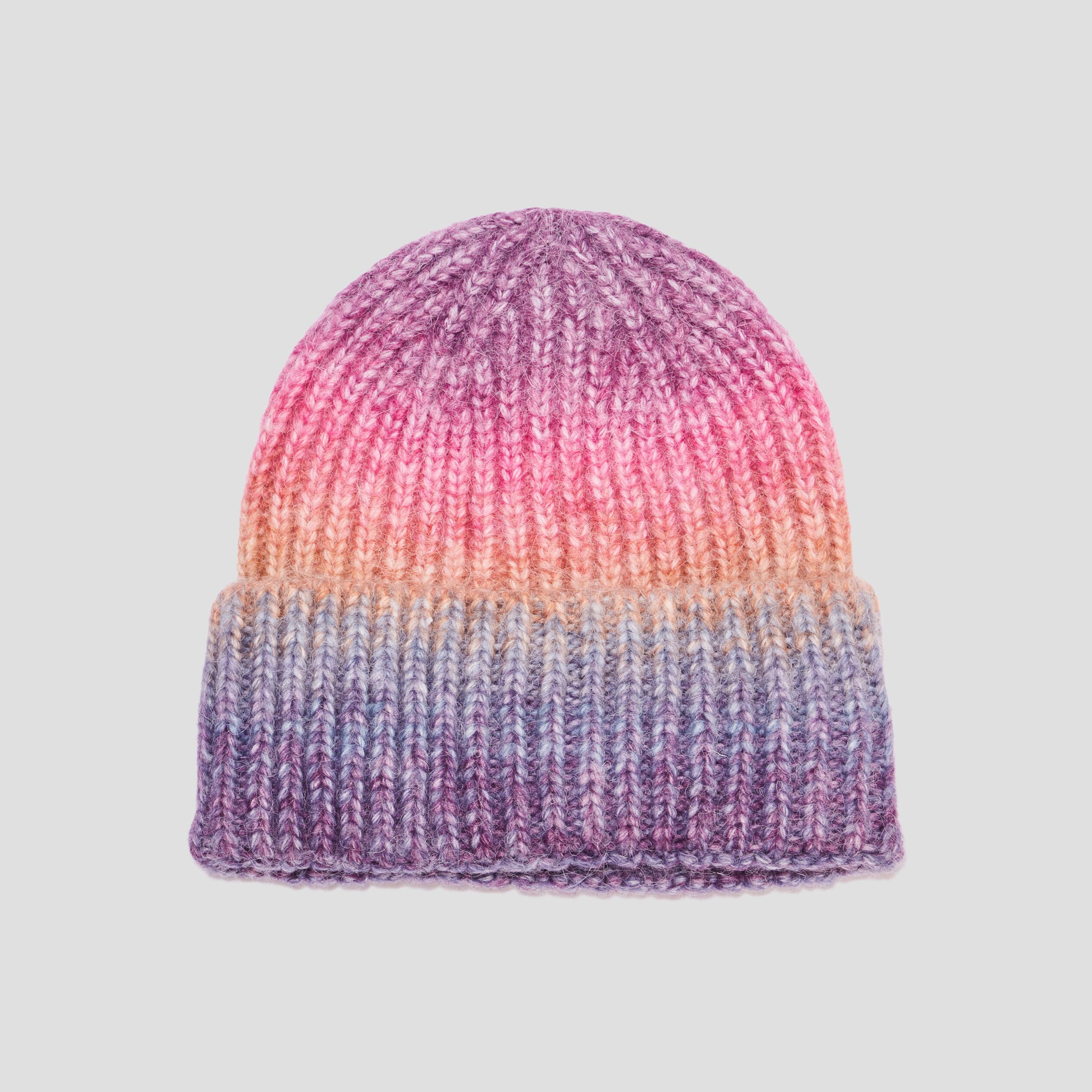 Bonnet tricoté multicolore femme | La Halle