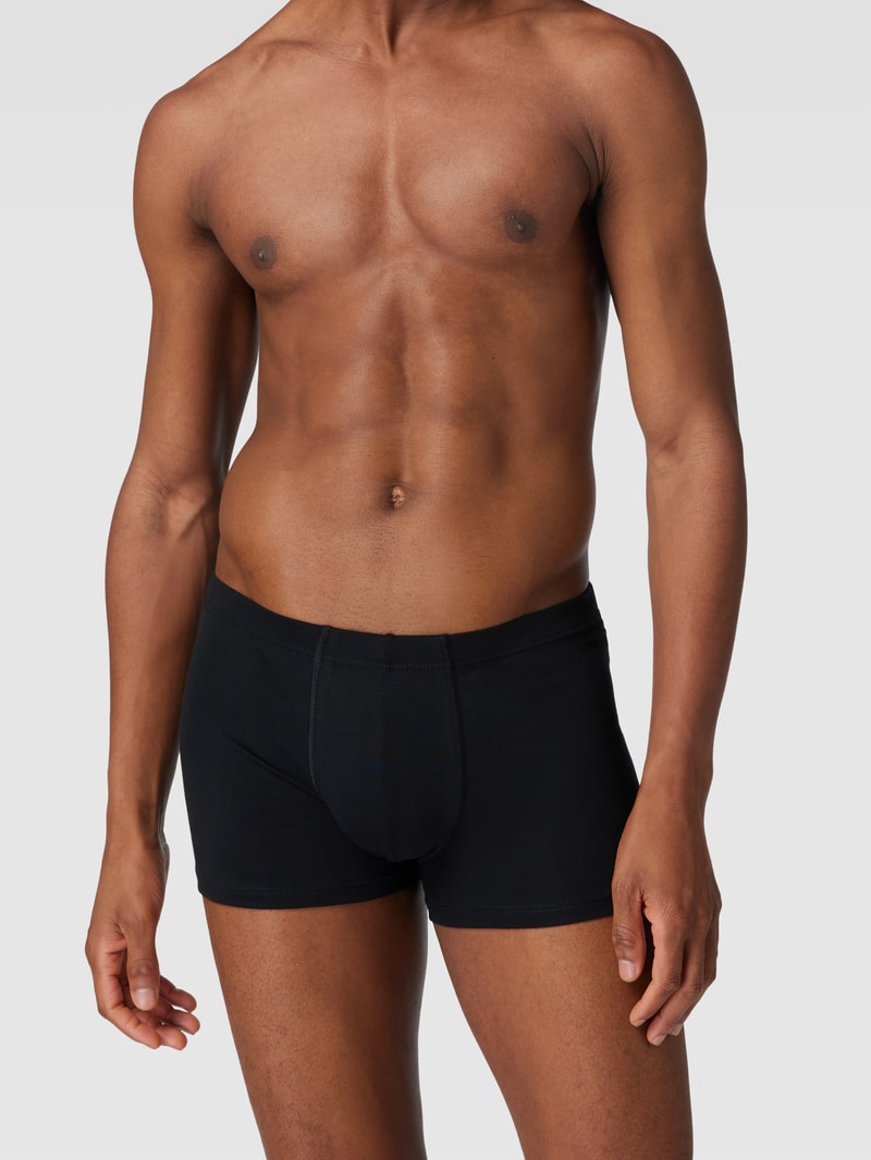 Trunks mit elastischem Bund im 2er-Pack in schwarz