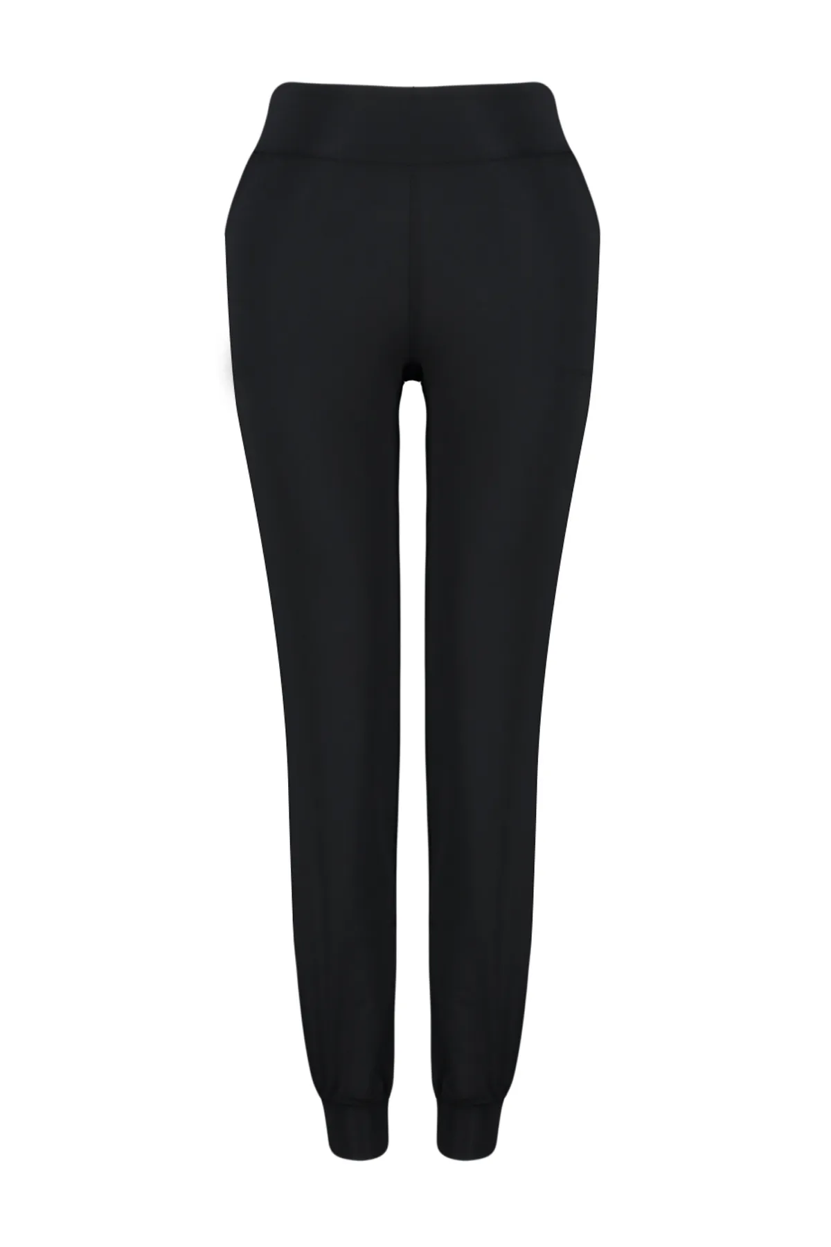 Trendyol Collection  Gestrickte Sport-Jogginghose aus schwarzem Taucher-/Tauchstoffgewebe mit bequemer Passform THMSS24EA00001