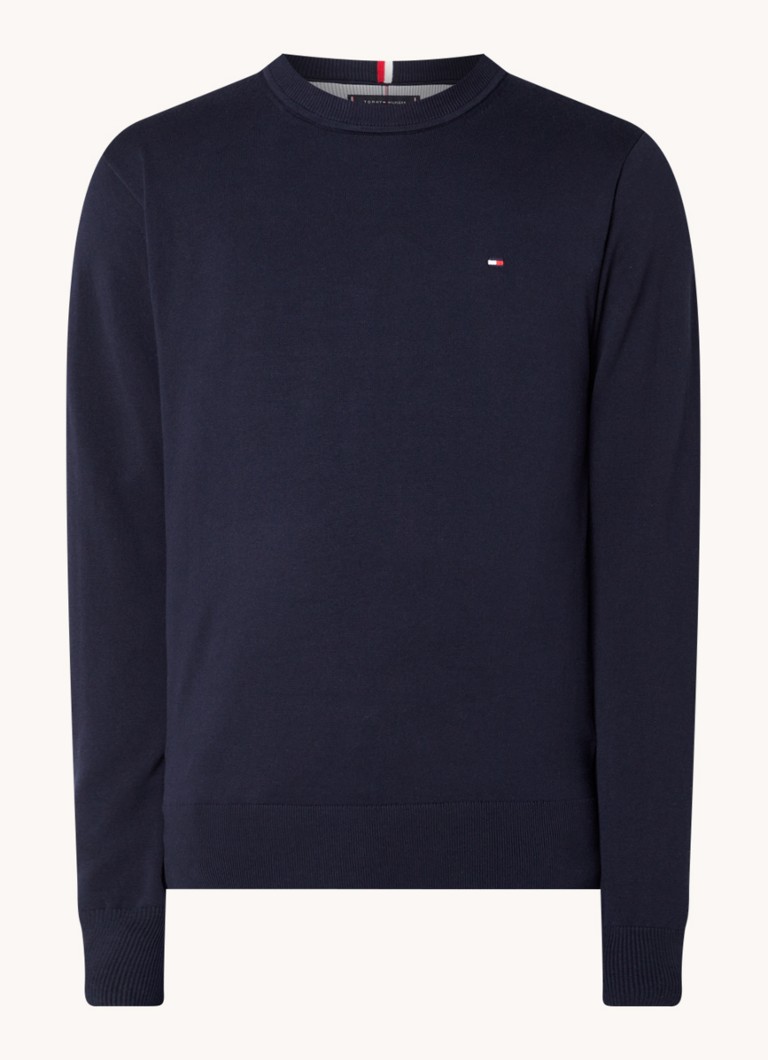 Tommy Hilfiger Fine-knit pullover in organic cotton blend