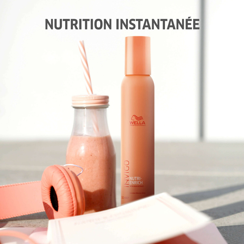 Wella Mousse voluptueuse NUTRI-ENRICH, 150ml Mousse de coiffage légère