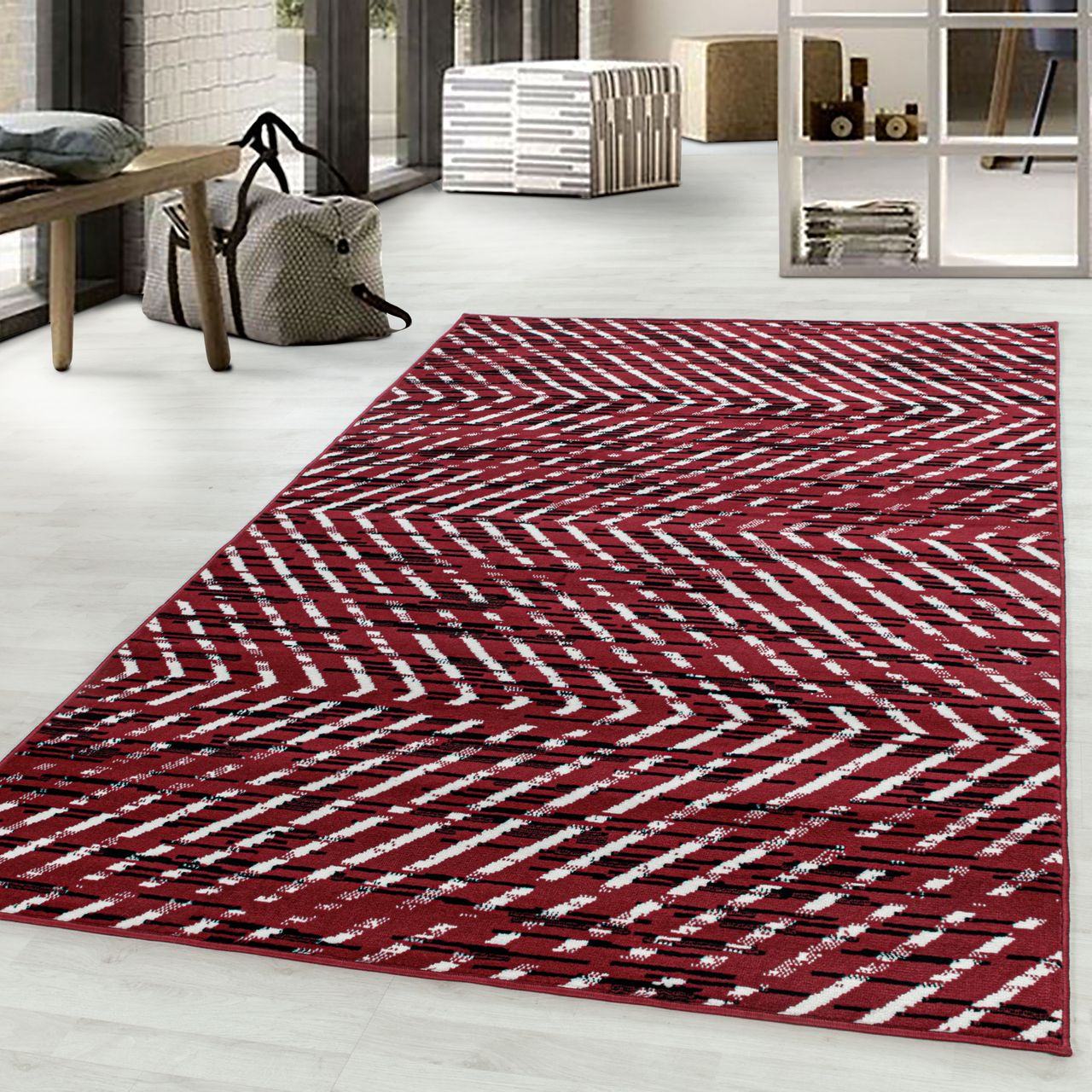 Ayyildiz Teppich, BASE 2810, RED, 80 x 150 cm