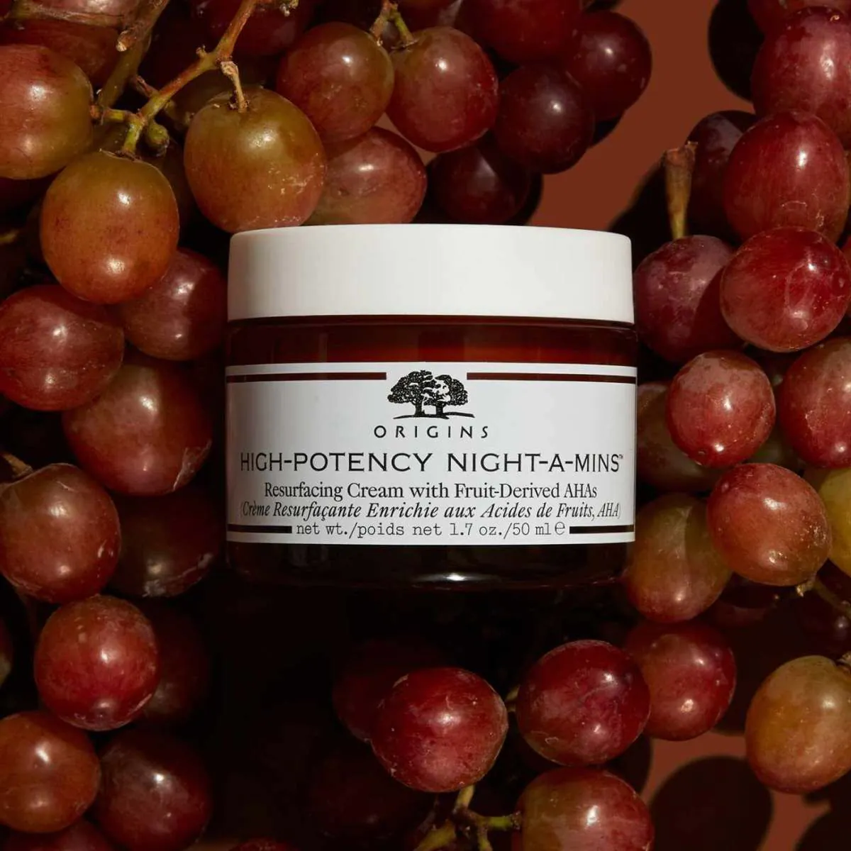 Origins High Potency Night-A-Mins krema za obnavljanje kože s AHA kiselinama voćnog porijekla Krema za lice 50ml