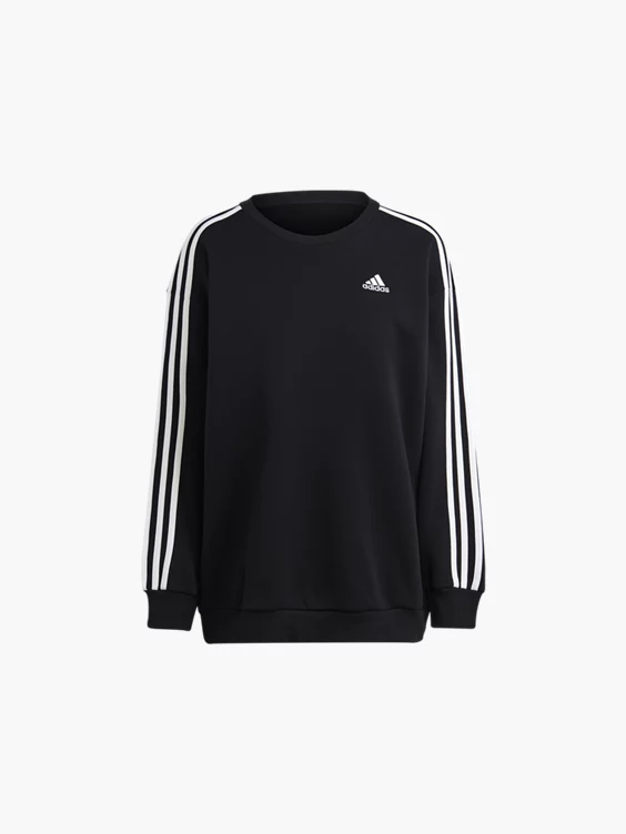 adidas 3 Streifen Fleece Oversized Sweatshirt