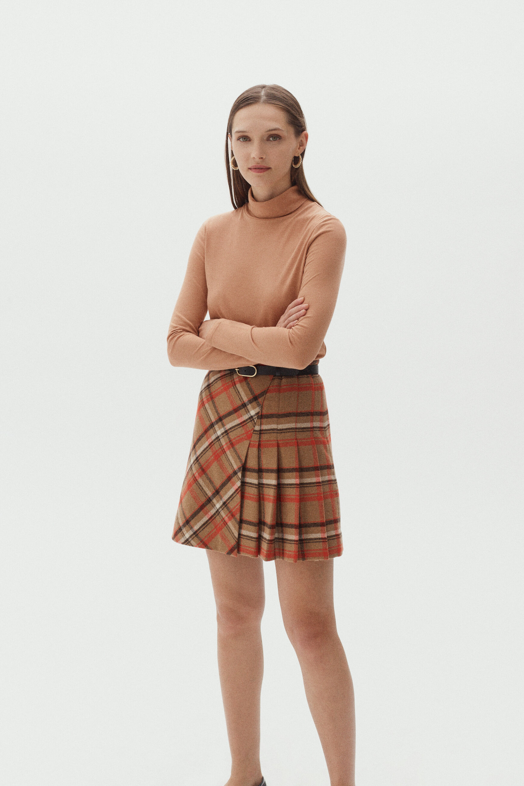 tee shirt uni lilib camel femme