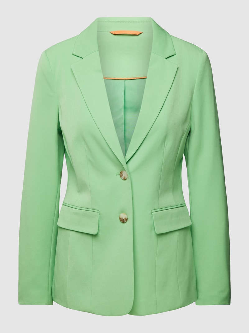 Blazer mit Reverskragen in lindgrün