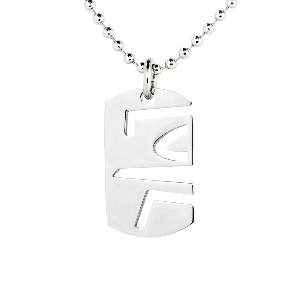 Pippa&Jean Collier en acier inoxydé Acier inoxydable en Argent collier