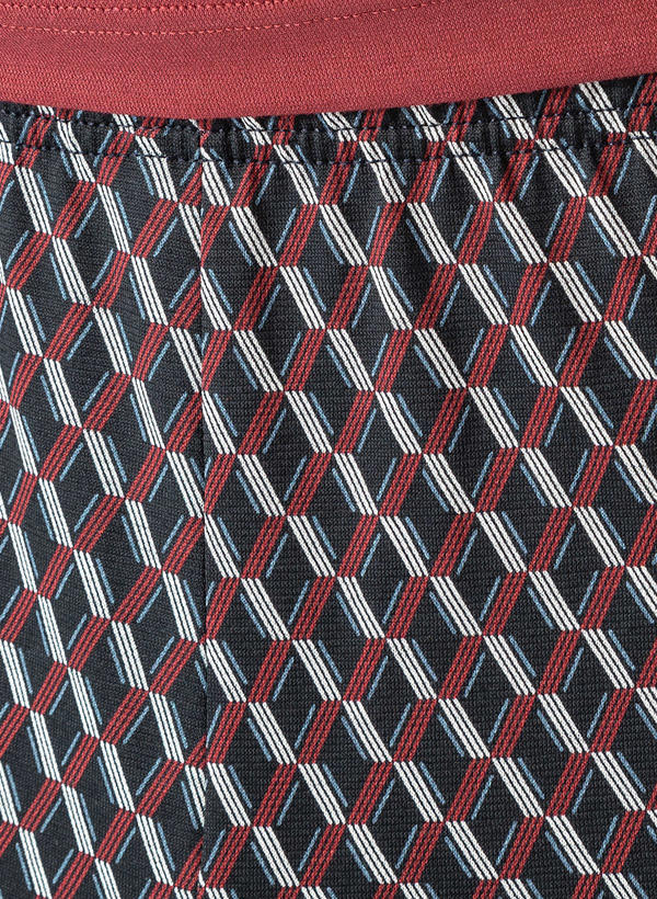 CALIDA, Pyjama, Baumwoll-Jersey, rot