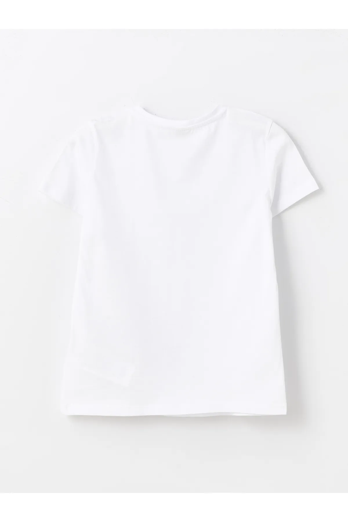LC Waikiki  Bedrucktes Kurzarm-T-Shirt und Shorts für Mädchen mit Rundhalsausschnitt