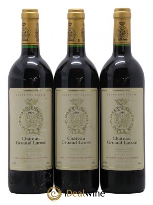Château Gruaud Larose 2ème Grand Cru Classé  1995 - Lot de 3 Bouteilles