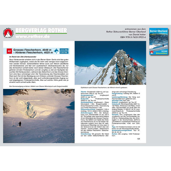 BVR SKITOURENFÜHRER BERNER OBERLAND