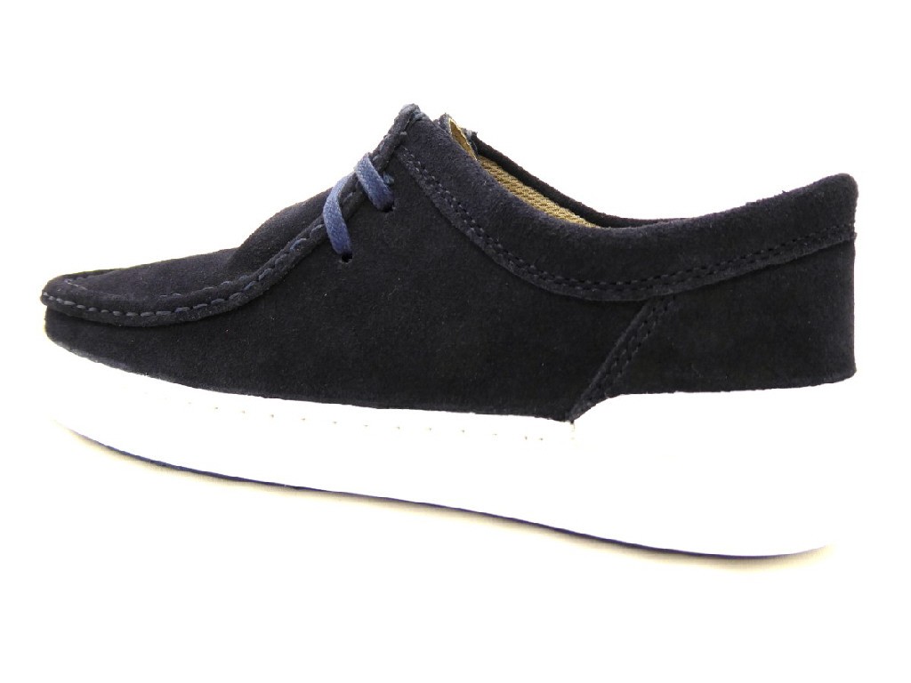 CLARKS Freizeit Schnürer blau