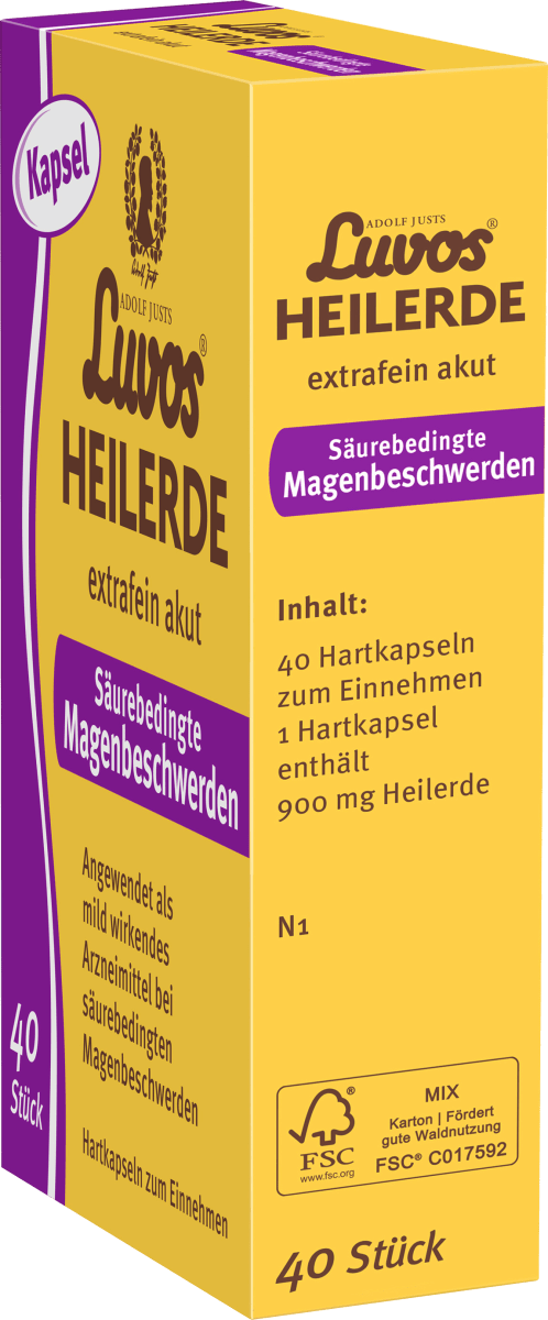 Heilerde Kapseln extrafein akut, 40 St