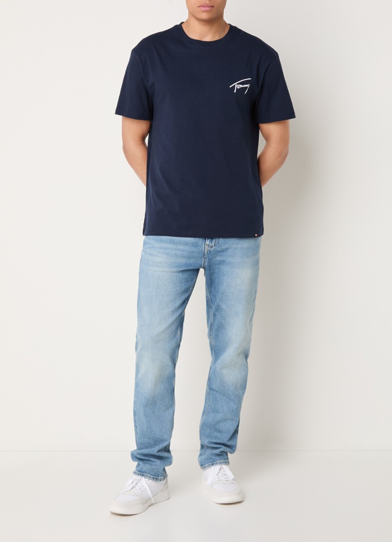 Tricou Tommy Hilfiger cu logo brodat