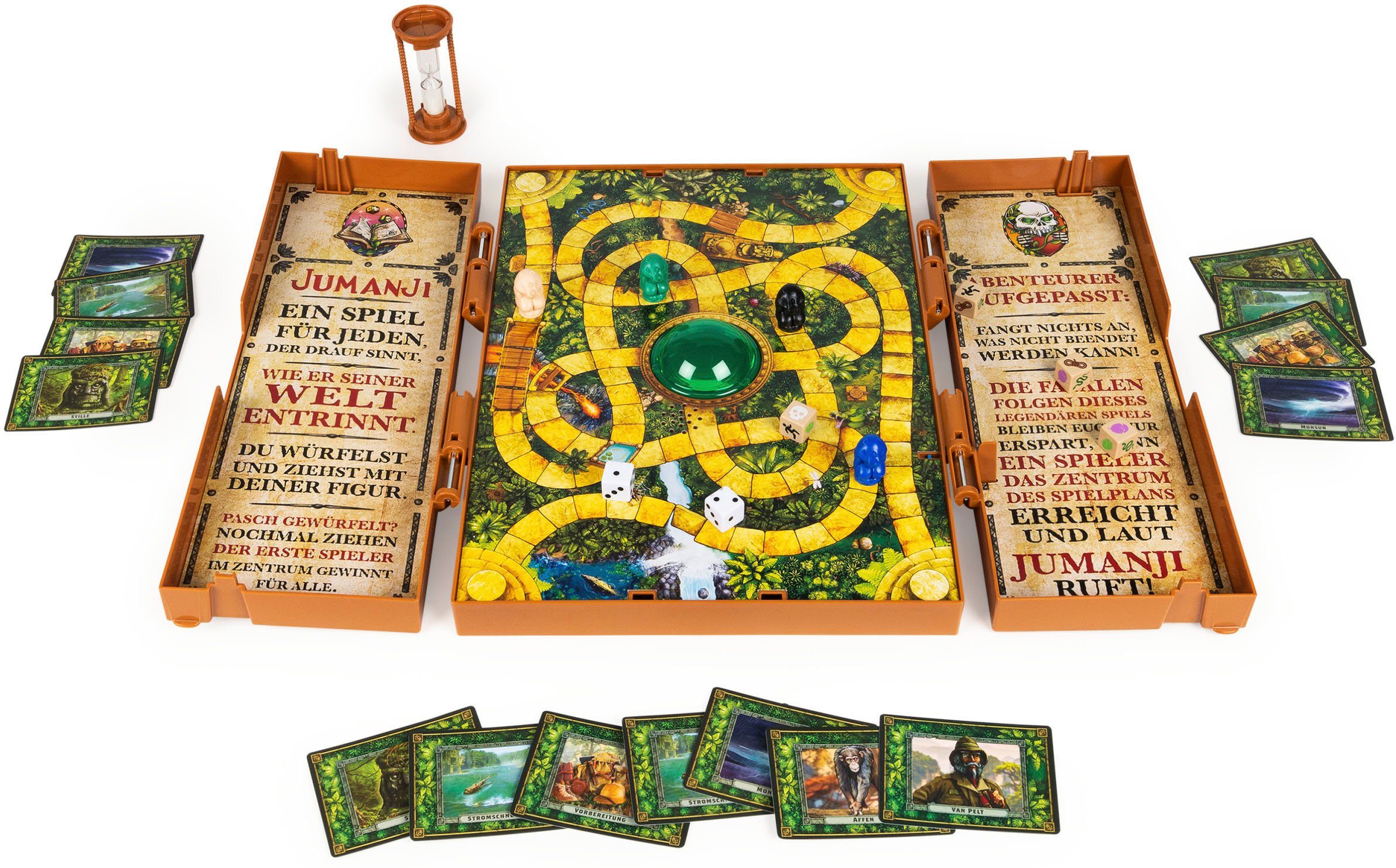 Spin Master Spiel, Familienspiel Spin Master Games, Jumanji DELUXE-VERSION, mit Licht und Sound