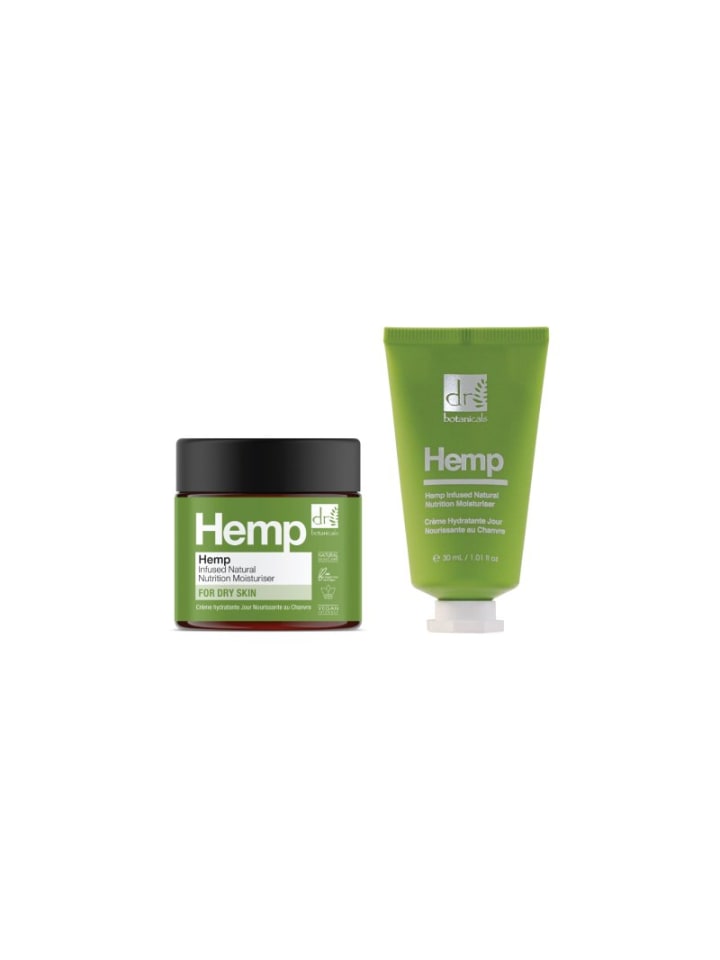 Dr Botanicals Hanf Feuchtigkeits-Duo: Natürliche Pflege für Gesicht & Körper günstig kaufen onesize