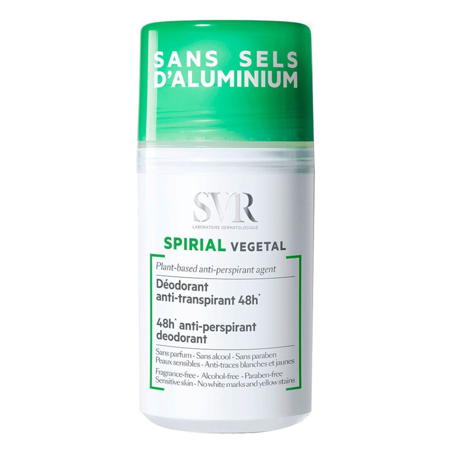 SVR Spirial Déodorant Végétal Anti-Tanspirant 48h 50 ml