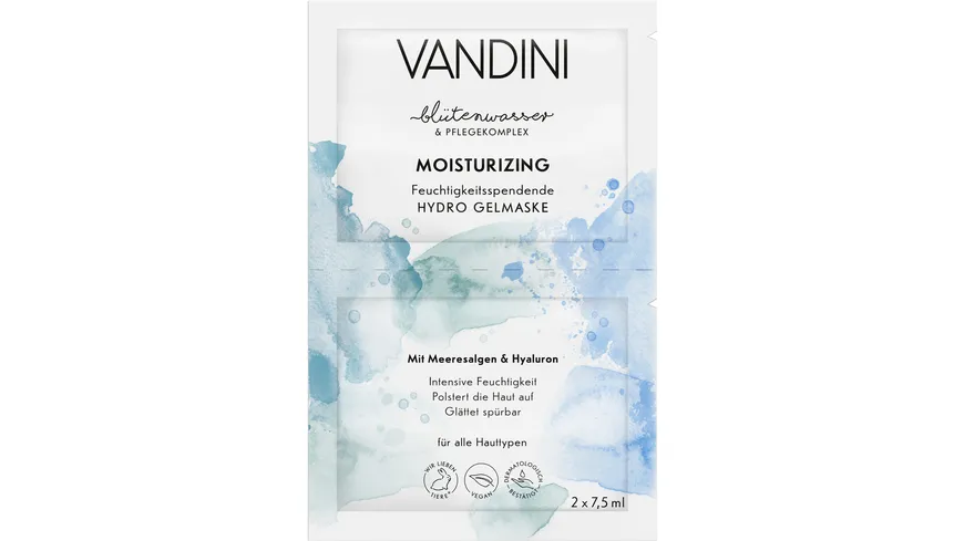 VANDINI MOISTURIZING Maske 15 ml