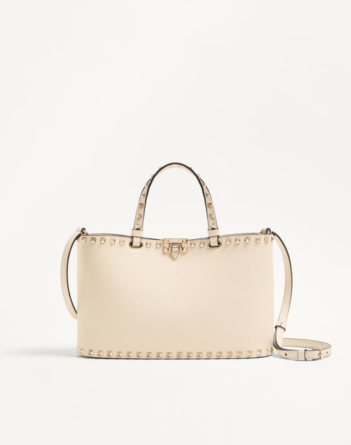Bolsa pequena Valentino Garavani Rockstud em couro de bezerro granulado