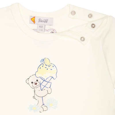 T-Shirt kurzarm, weiß für Mädchen