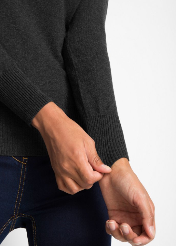 Basic Rollkragenpullover