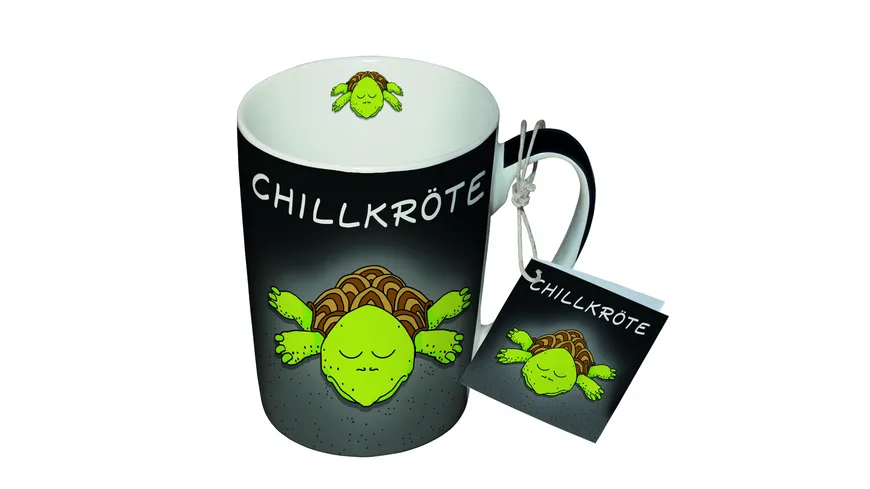 Design@Home Porzellanbecher New Mug Chillkröte 0,25l bunt