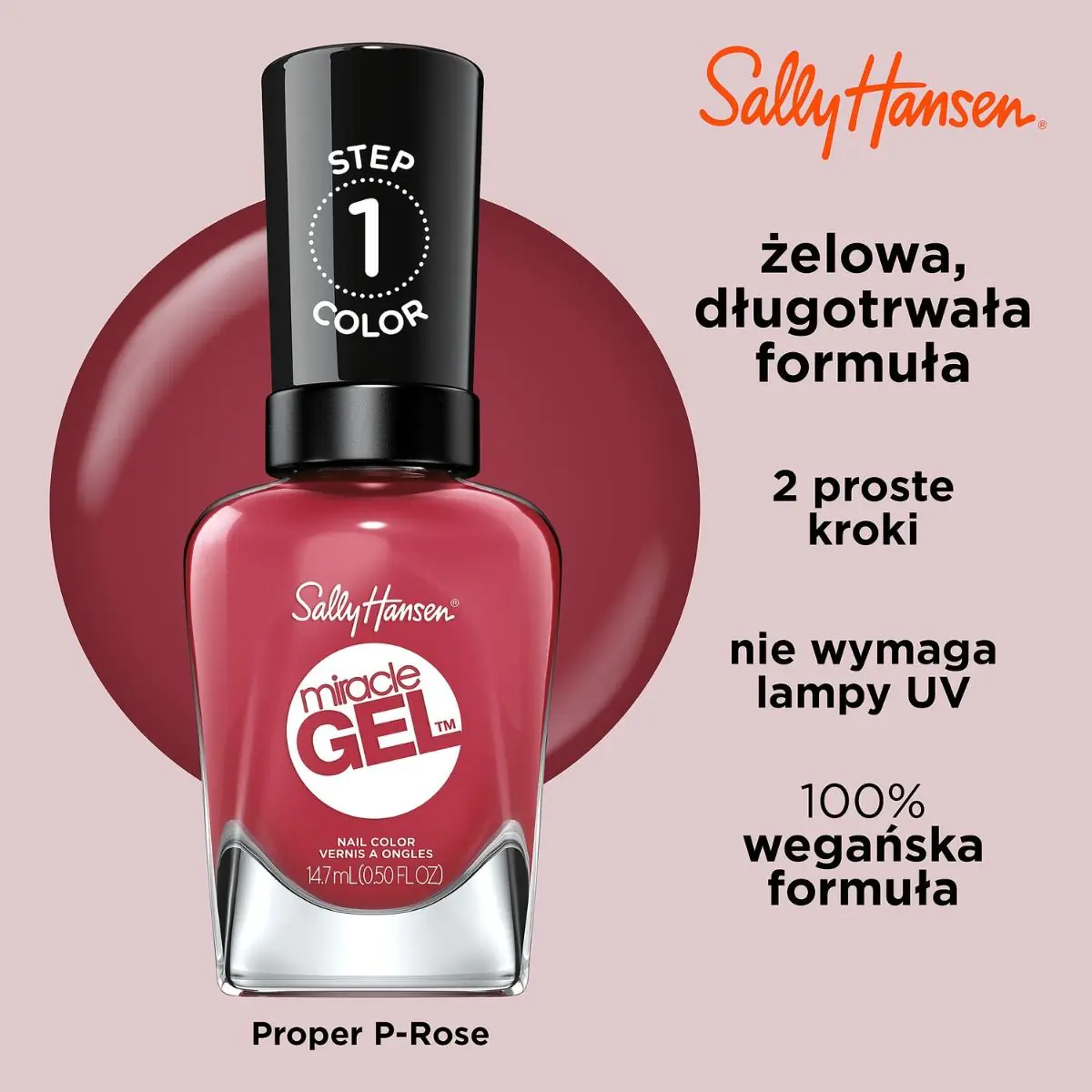 Sally Hansen Miracle gel lak za nokte, 256