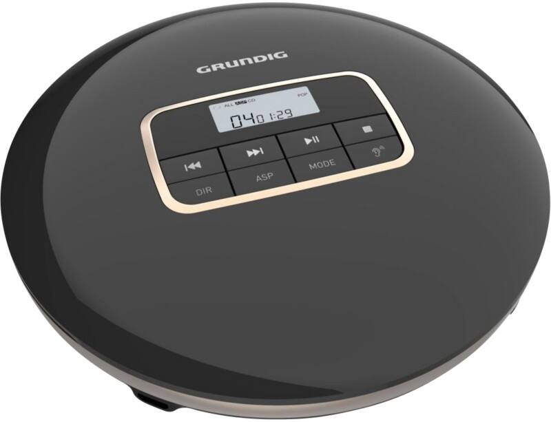 Grundig Tragbarer CD-Player GCP1010 Schwarz, Silber