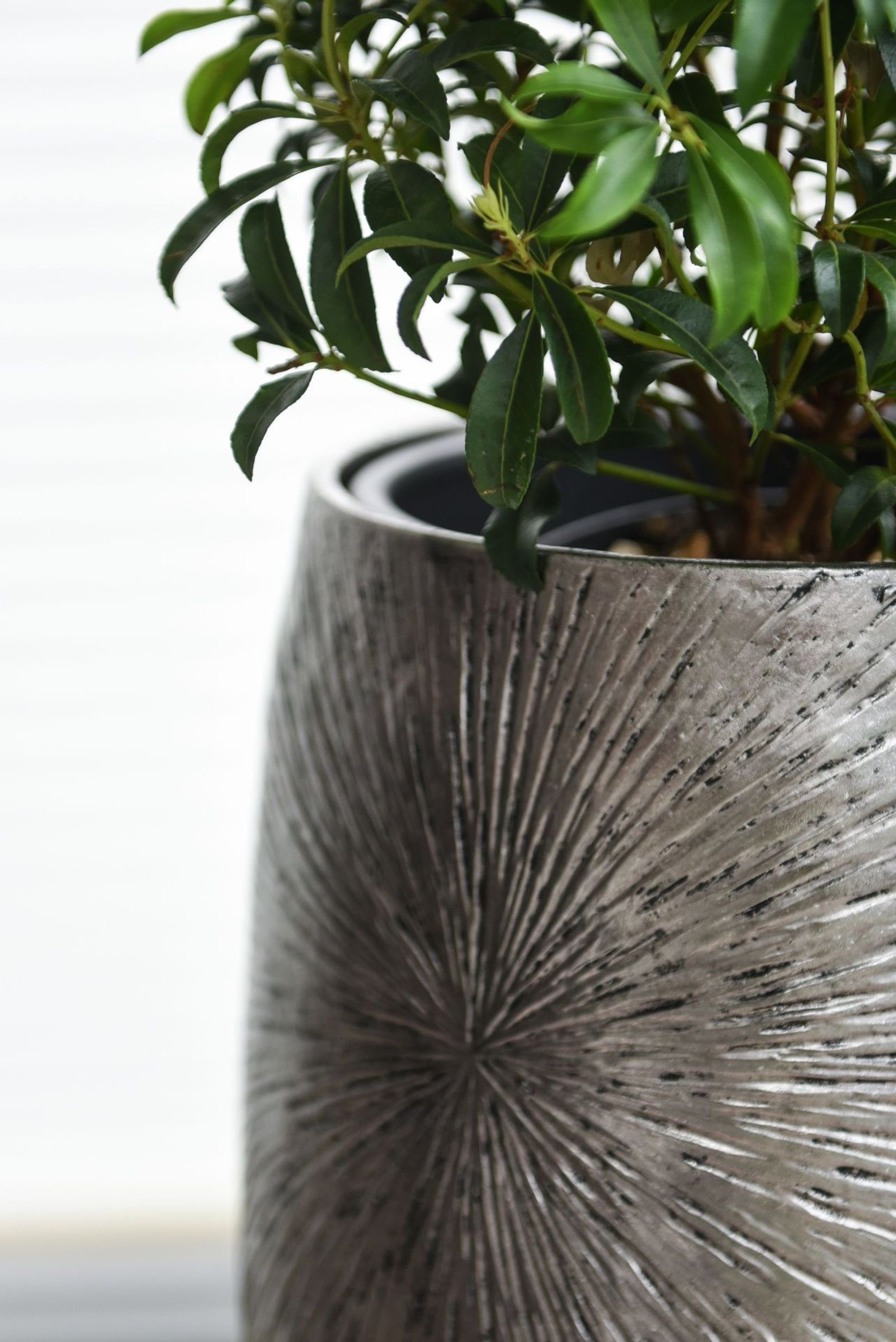 VIVANNO Pflanzkübel Pflanzkübel Pflanzgefäß Fiberglas 