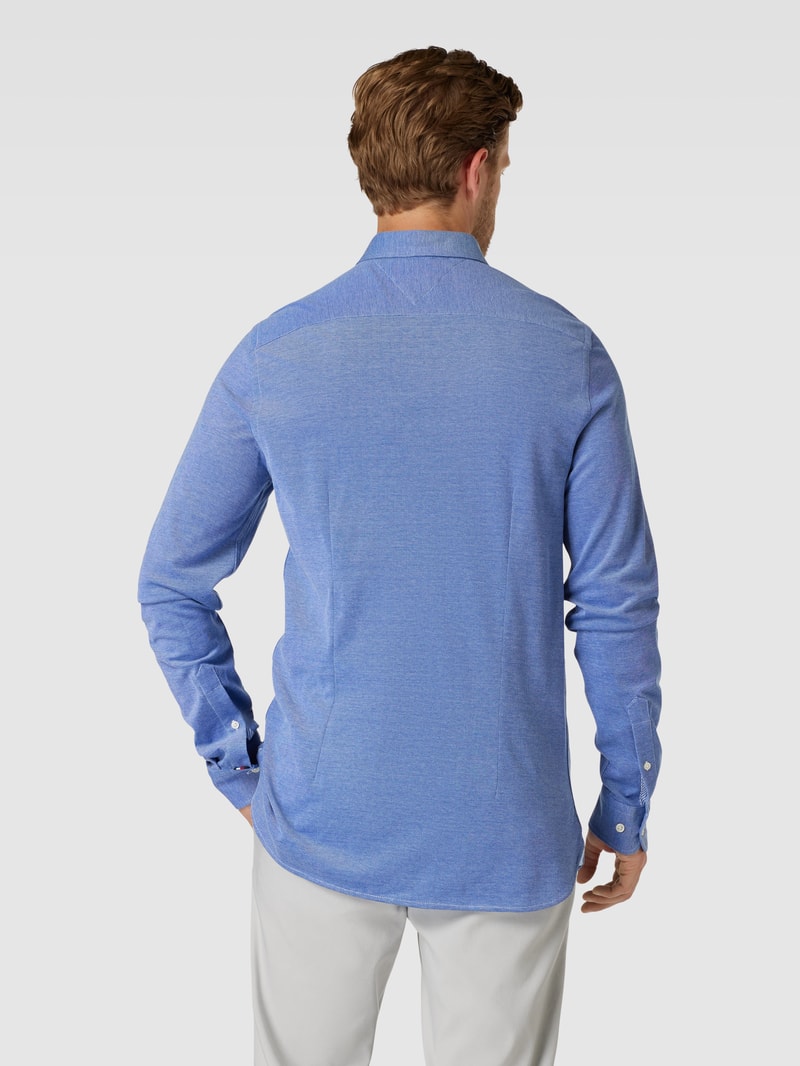 Freizeithemd mit Button-Down-Kragen in royalblau