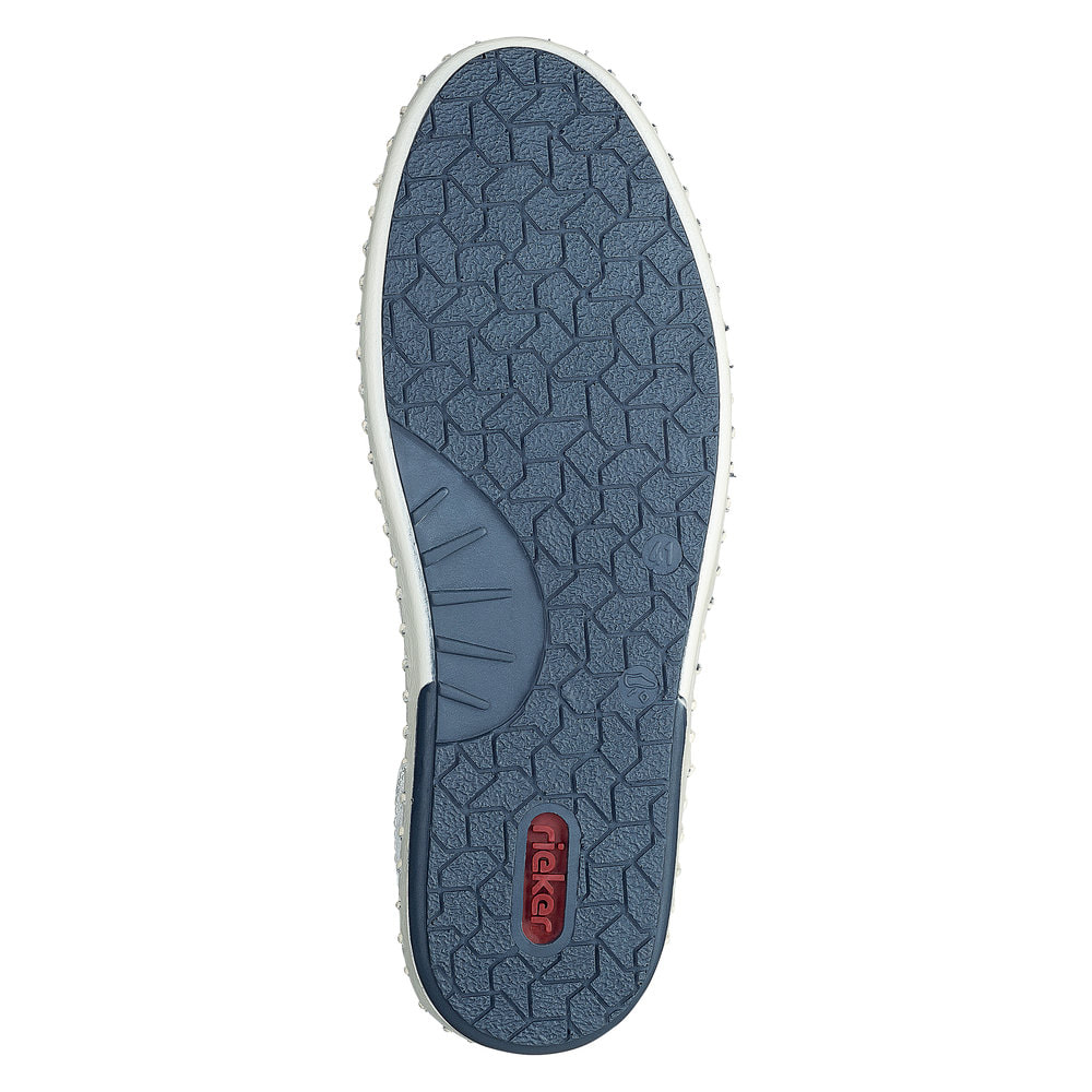 Rieker Herren Slipper perlweiß