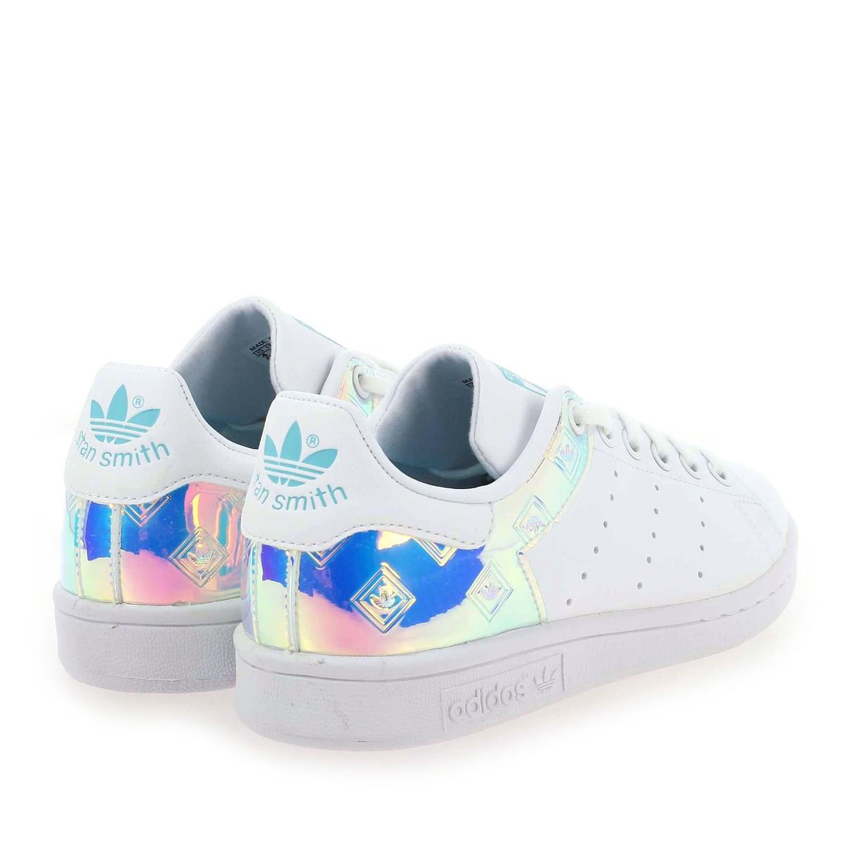 Adidas Originals  STAN SMITH METAL H21 - Blanc Multi
