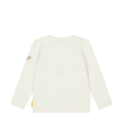 T-Shirt langarm, weiß für Mädchen