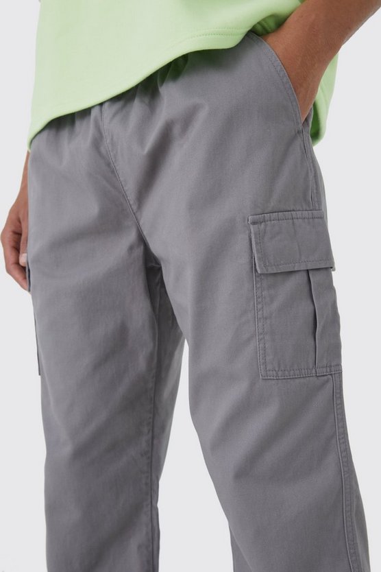 Tall Twill Cargo-Hose mit geradem Bein
