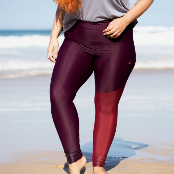 HIGH WAIST LEGGINGS WILD BERRY-RED Damen - Leggings