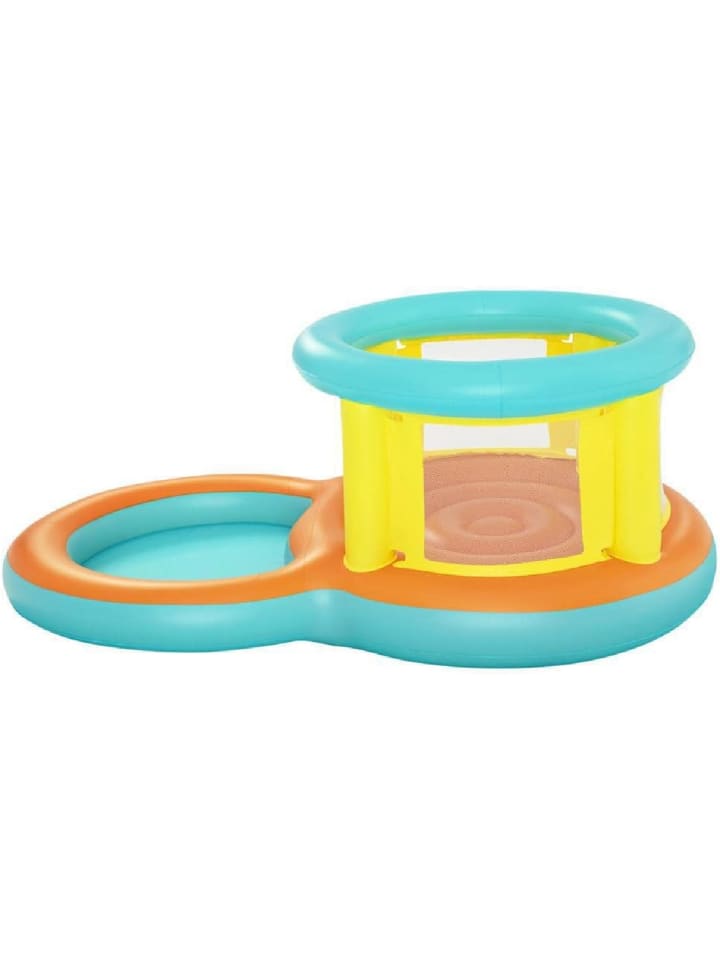Bestway Hüpfburg mit Planschbecken Jumptopia Bouncer 239x142x102cm in mehrfarbig günstig kaufen onesize