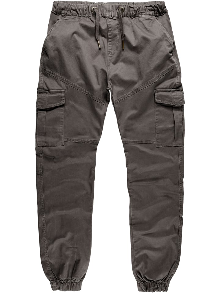 Amaci&Sons Cargo Jogger-Chino SAN ANTONIO in Anthrazit günstig kaufen