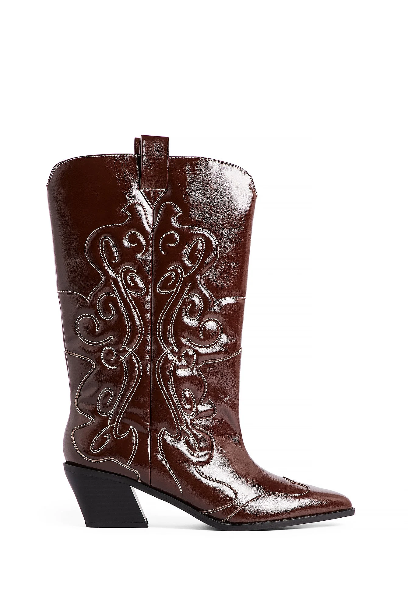 Wadenhohe Cowboy-Stiefel