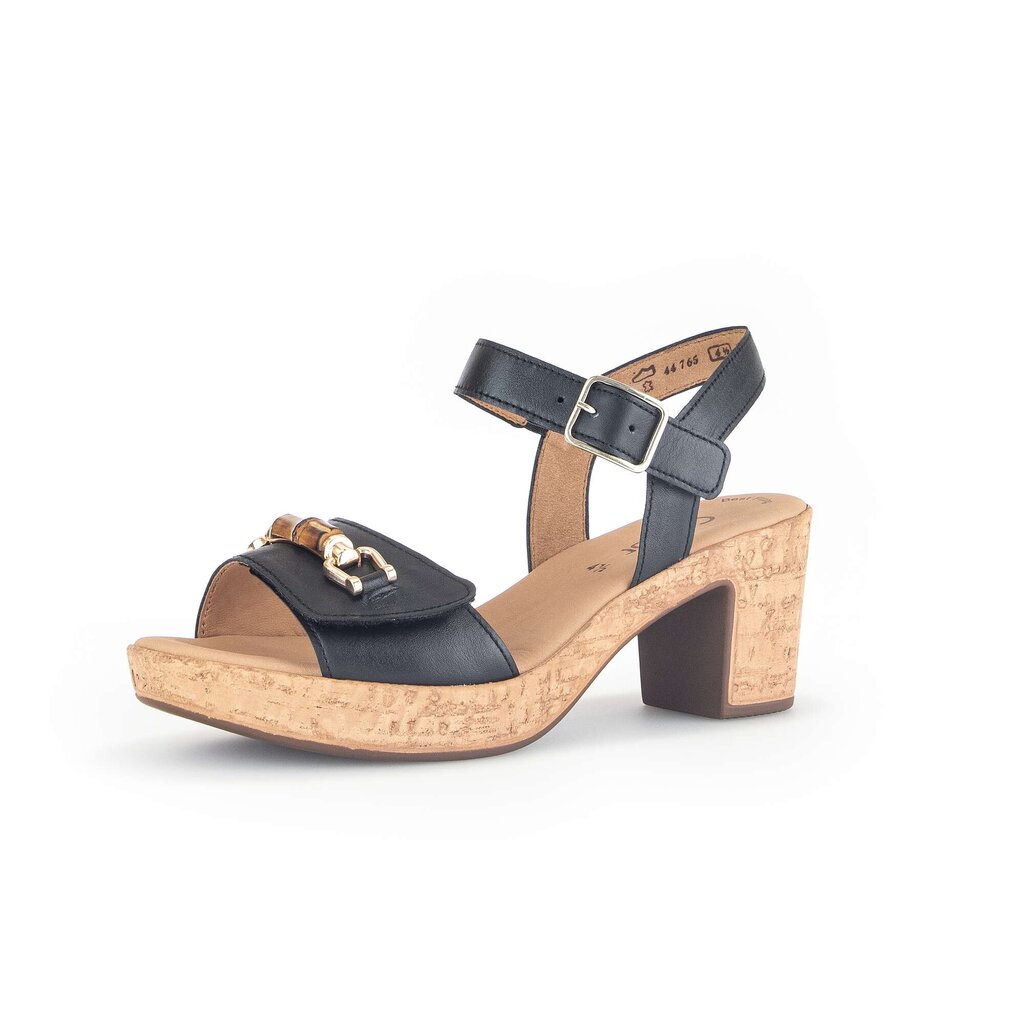 Gabor fashion Plateau Sandale schwarz