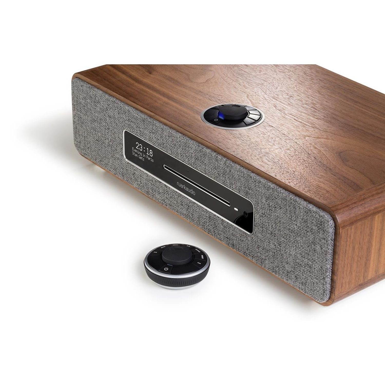 ruark audio R5 Musiksystem Walnuss High Fidelity System Digitalradio (DAB) (DAB+ & Internetradio, CD-Player)