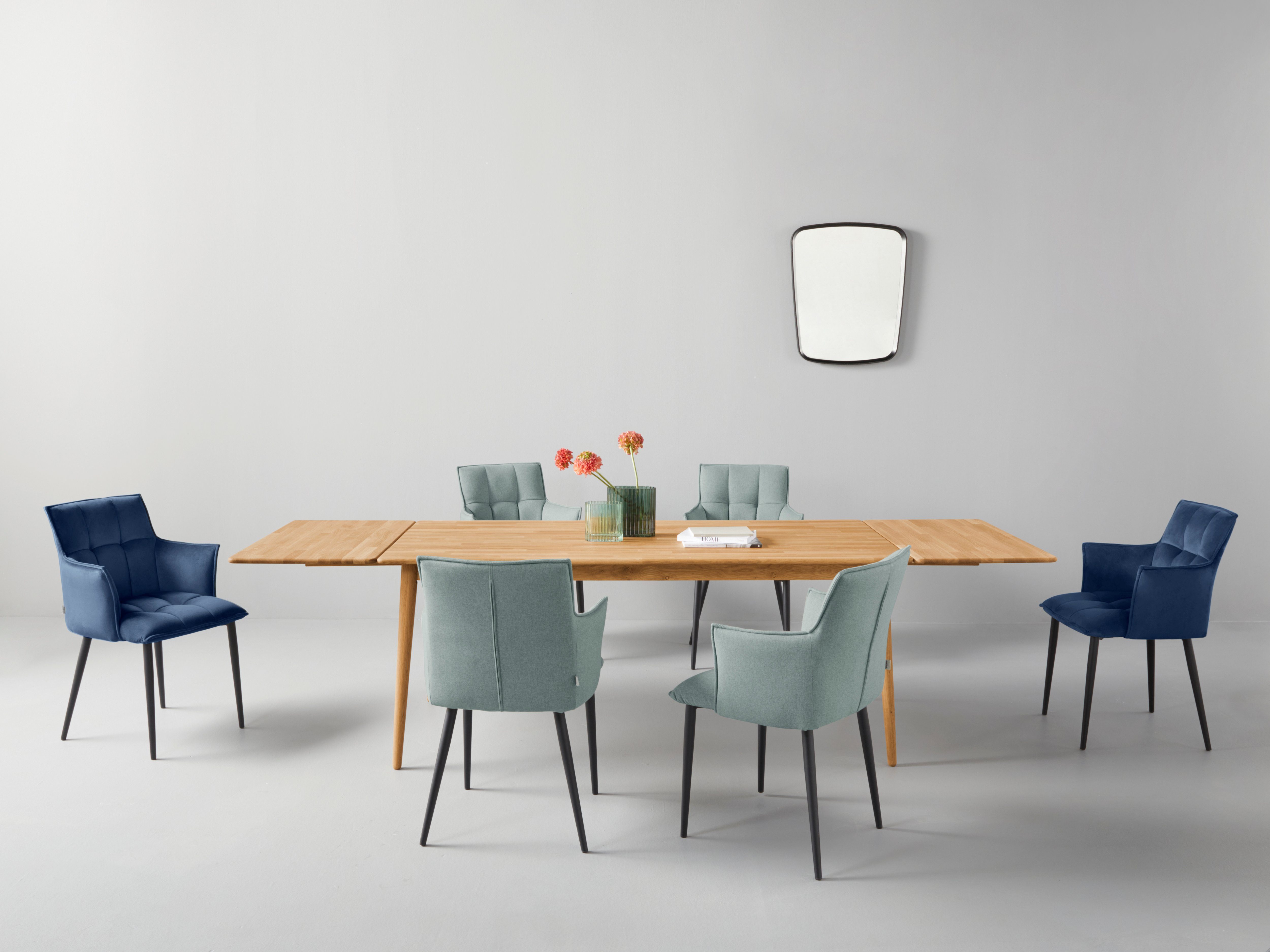 andas Esstisch Toarp, Massivholz Eiche Esszimmertisch im Scandi Look, FSC zertifiziert