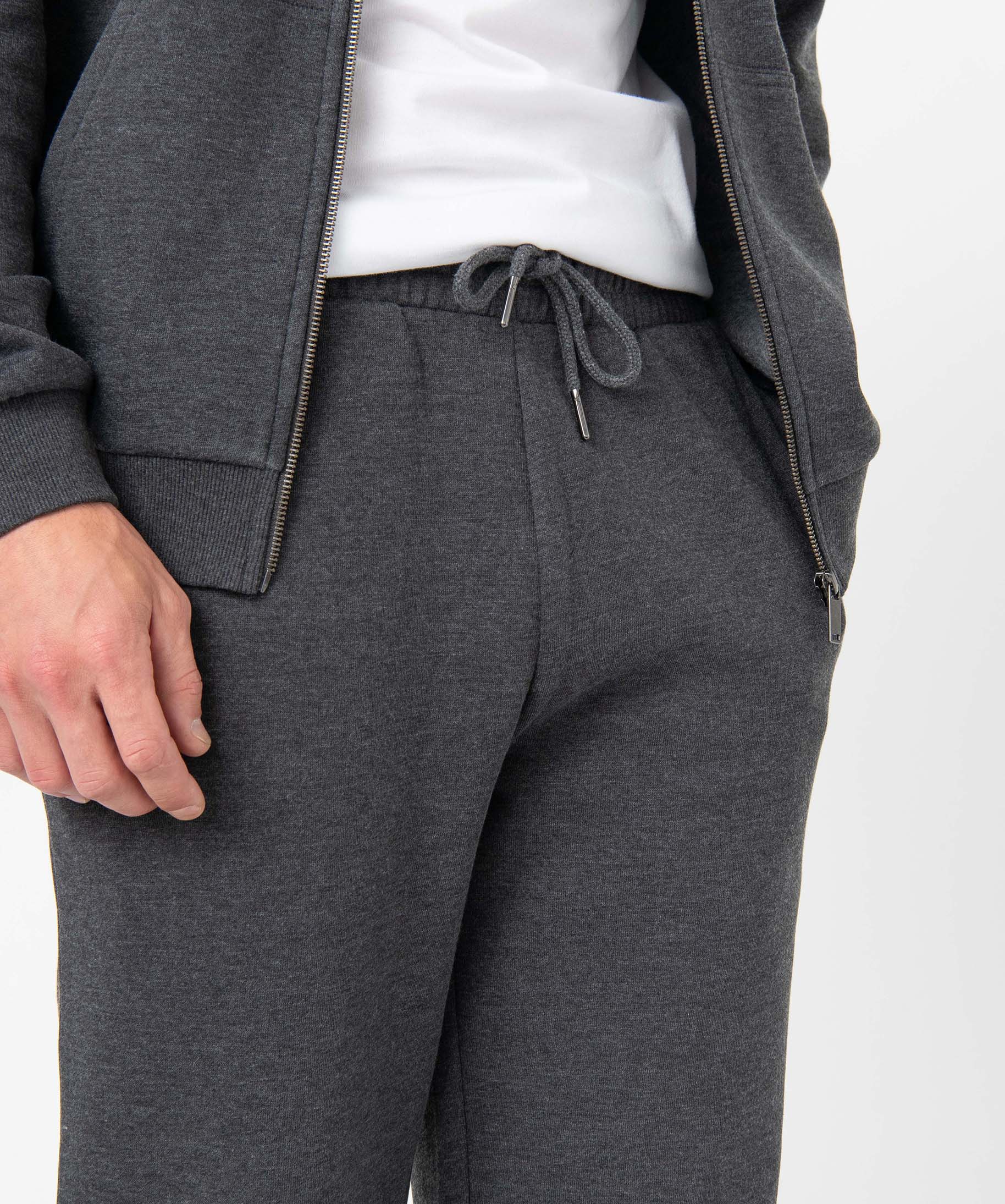 Pantalon de jogging homme molletonné gris | GEMO