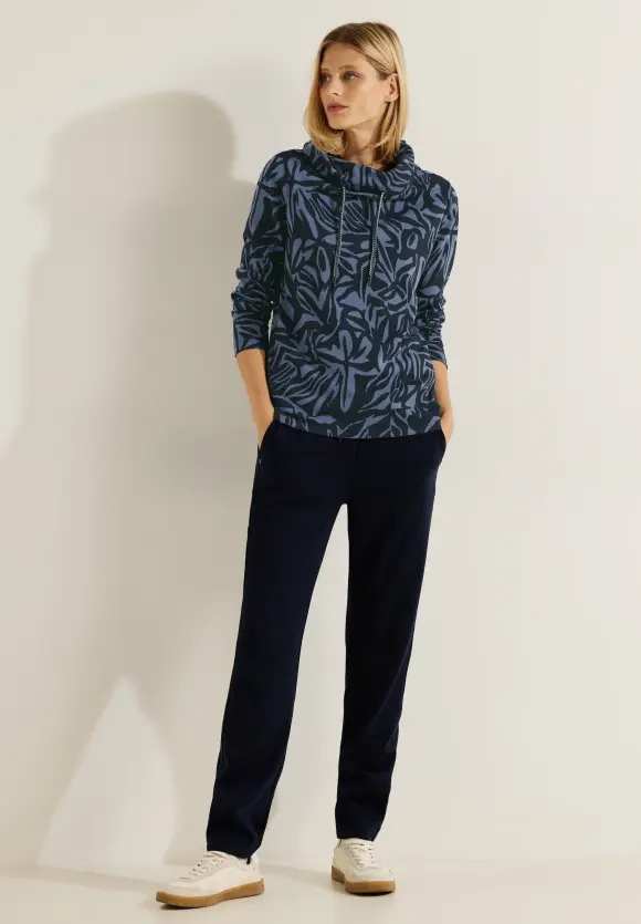 CECIL Shirt mit Jaquard Muster