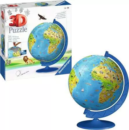 3D Puzzle Ball Kinderglobus in deutscher Sprache