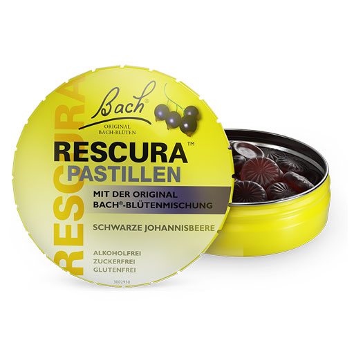 BACHBLÜTEN Original Rescura Past.schw.Johannisb.  50 g  Pastillen