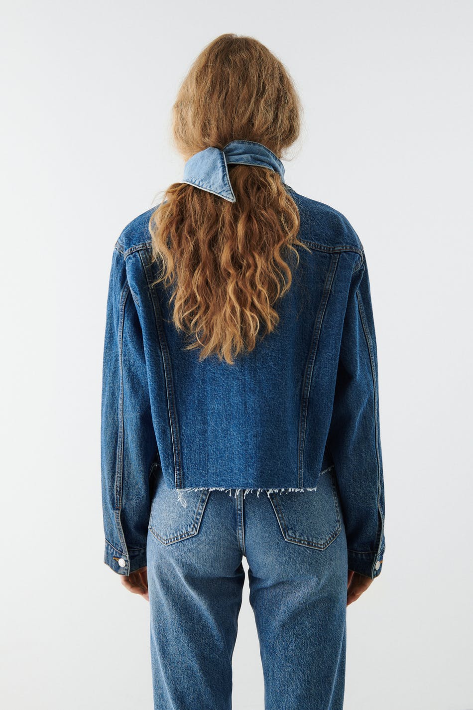 Short denim jacket