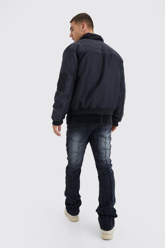 Slim-Fit Schlagjeans