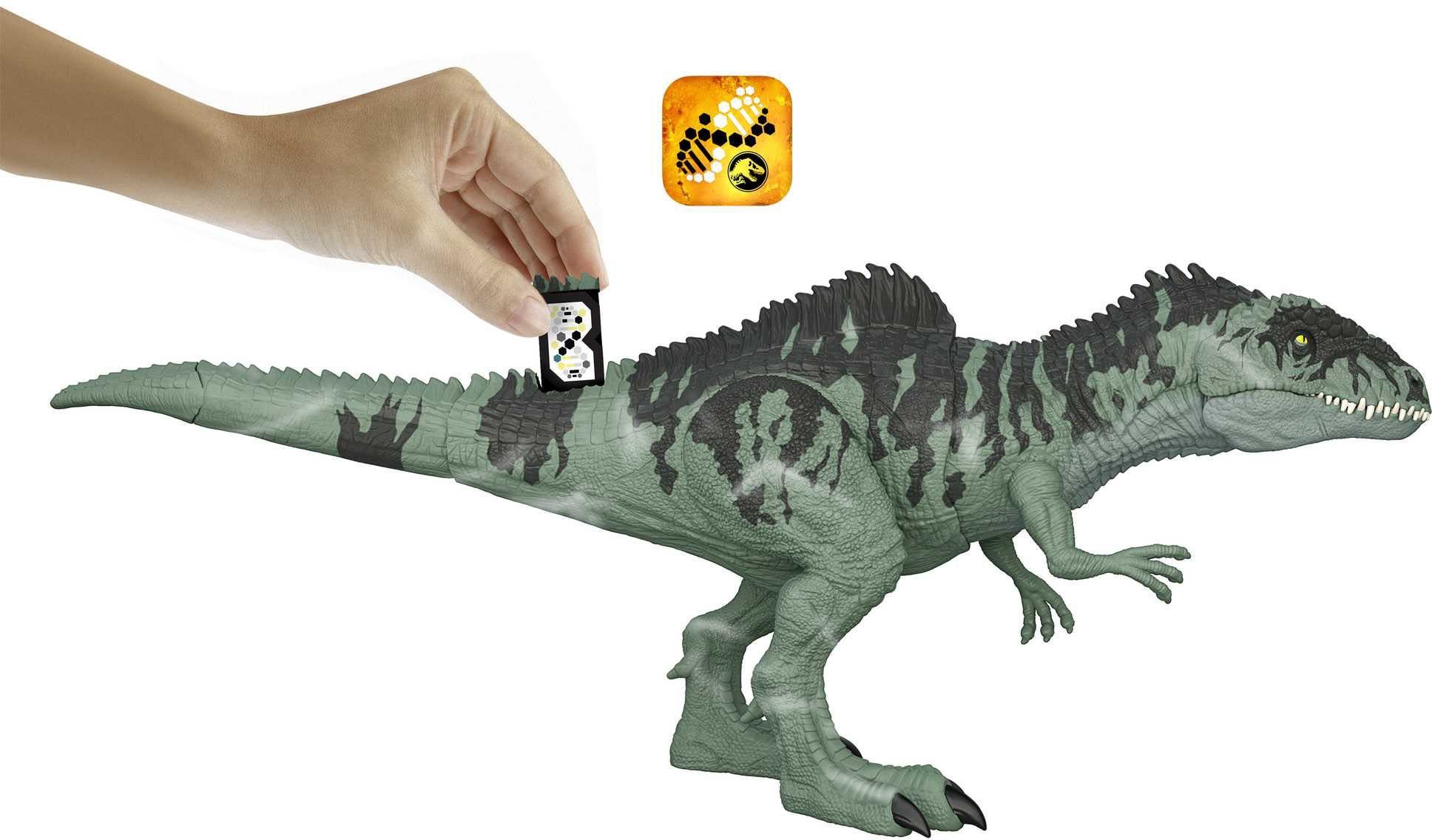 Mattel® Actionfigur Jurassic World, Strike N' Roar Giganotosaurus, mit Soundeffekten